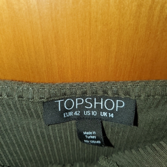 TopShop Green Sundress (US 10) - Picture 3 of 3